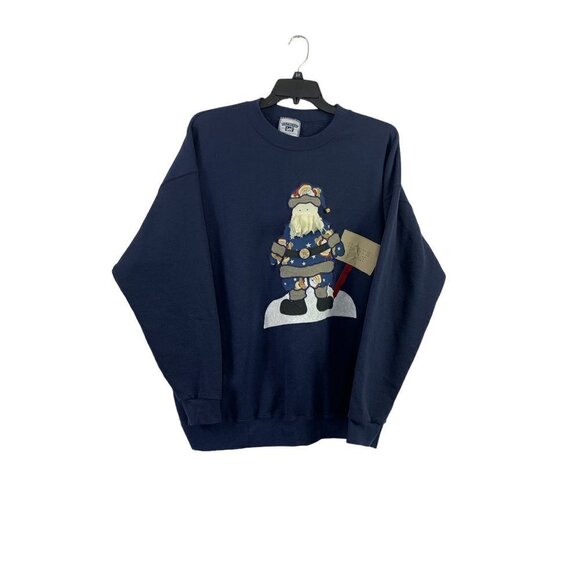 Heavyweight Lee Sweaters - Heavyweight Lee Women's Santa Claus Sweater